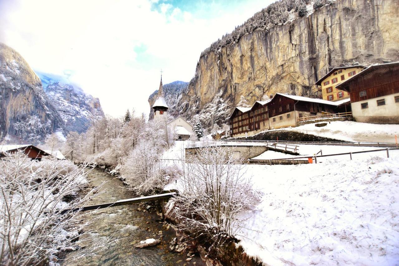 Apartment Breithorn - Charming Home - Free Parking & Wifi Lauterbrunnen Buitenkant foto